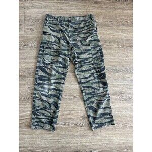 Tiger Stripe Camo Vtg tru-spec Fatigue Cargo Pants Bdu Vietnam 70s Army 34x30